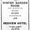 Wintergarden Room flier, 1979 - Source: Dolores San Miguel