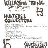 Final Fling Killayoni Thing promotional material, 1982 - Source: Kate Buck